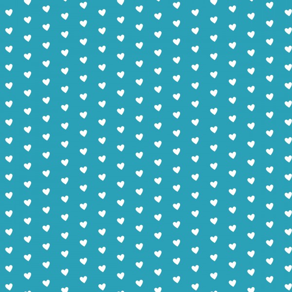 Light Sea Green Heart Shape Pattern Digital Download